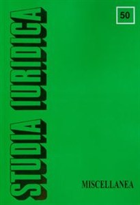 Picture of Studia Iuridica Tom 50 Miscellanea