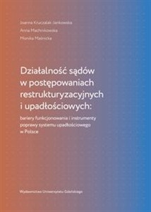 Obrazek Działalność sądów w postępowaniach restrukturyzacyjnych i upadłościowych
