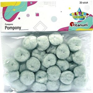 Picture of Pompony Titanum Craft-Fun Series szary 30 szt