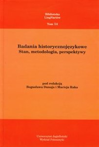Obrazek Badania historycznojęzykowe Stan, metodologia, perspektywy.