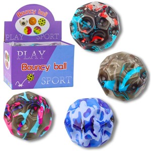 Picture of Piłeczka z wgłębieniami do ugniatania 9cm MIX