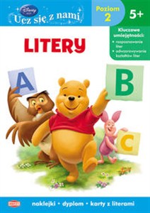Picture of Disney Ucz się z nami Litery Poziom 2 UDB-4 Kubuś Puchatek 5+