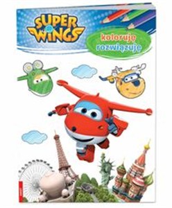 Obrazek Super Wings Koloruję rozwiązuję D-293