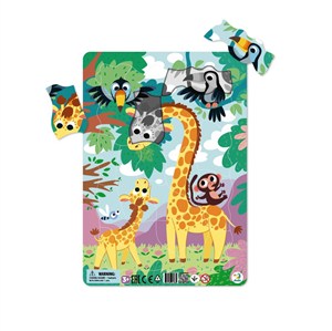 Obrazek Puzzle 21 ramkowe Żyrafy DOPR300223