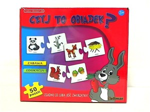 Picture of Puzzle edukacyjne 50 czyj to obiadek
