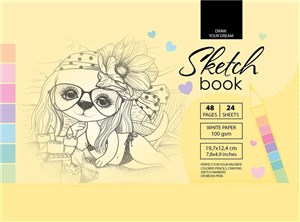 Obrazek Szkicownik 197x124/48K 100g TW FRESH