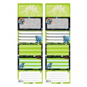 Picture of Naklejki na zeszyt Dino (25szt)