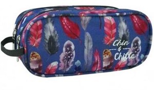 Obrazek Piórnik saszetka dwukomorowy pióra