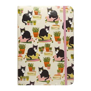 Obrazek Notatnik Mini Bystre Koty 160 stron w linie