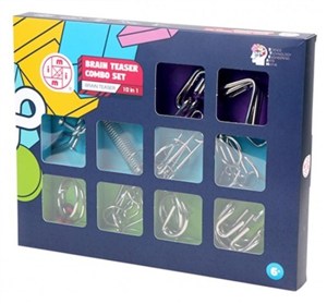 Obrazek Zestaw 10 łamigłówek metalowych ALBI