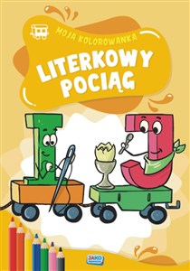 Obrazek Moja kolorowanka Literkowy pociąg