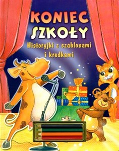 Obrazek Koniec szkoły Historyjki z szablonami i kredkami