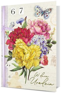 Obrazek Karnet B6 Urodziny (wymienne cyfry)