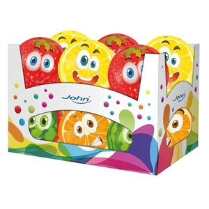 Obrazek Świecąca piłka 10 cm Owoce