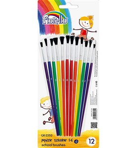 Obrazek Pędzle Fiorello 12 sztuk 2252