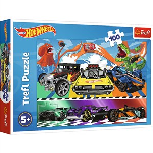 Picture of Puzzle Hot Wheels Pędzące samochody 100