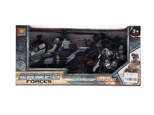 Picture of Pojazdy wojskowe z żołnierzem 33x16x12cm