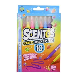 Obrazek Flamastry pachnące pędzelki 10szt