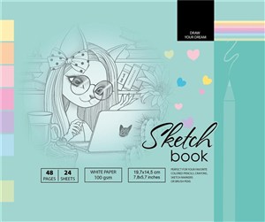 Obrazek Szkicownik 197x145/48K 100g TW FRESH