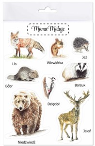 Picture of Naklejki duże Zwierzęta leśne 1