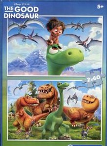 Obrazek Puzzle Dobry Dinozaur 2x60