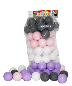 Obrazek Piłeczki basenowe odcienie pastel. róż.70mm 80szt