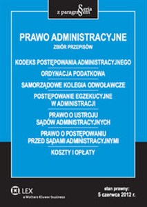 Obrazek Prawo administracyjne Zbiór przepisów