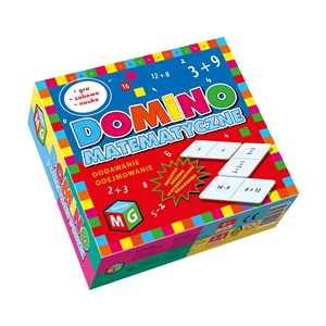 Obrazek Gra Domino matematyczne dodawanie i odejmowanie