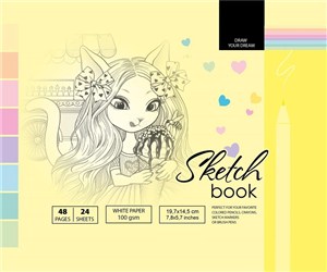 Obrazek Szkicownik 197x145/48K 100g TW FRESH