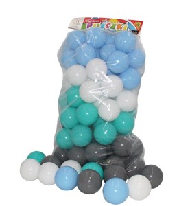 Obrazek Piłeczki basenowe odcienie pastel. turkus 70mm 80s