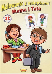 Picture of Malowanki z nalepkami Mama i Tata