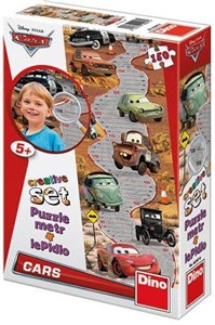 Picture of Puzzle 150 z miarką Auta DINO