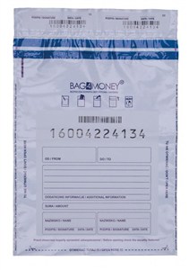 Obrazek Koperta bezpieczna biała 25x346cm 50szt