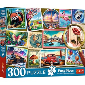 Obrazek Puzzle 300 EasyPiece Znaczki pocztowe 23100