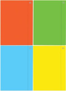 Picture of Teczka z gumką A4+ Fluo (10szt)