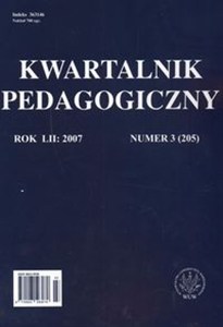Obrazek Kwartalnik pedagogiczny nr 3 2007