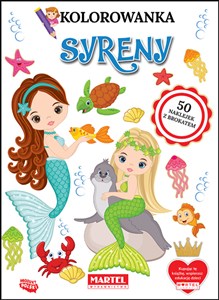 Obrazek Kolorowanka Syreny z naklejkami