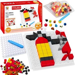 Obrazek Puzzle DIY mozaika straży pożarnej 128el