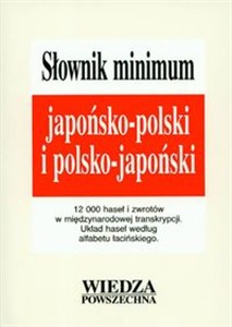Picture of Słownik minimum japońsko-polski polsko-japoński
