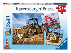 Picture of Puzzle 3x49 Maszyny budowlane
