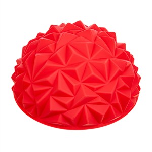 Picture of Półkula sensoryczna do masażu diament 16 cm czerwona