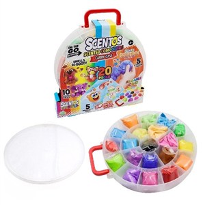 Picture of Masa plastyczna pachnąca walizeczka 20szt