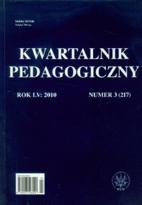 Obrazek Kwartalnik pedagogiczny nr 3/2010