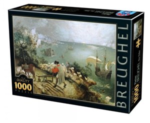 Obrazek Puzzle 1000 Brueghel, Upadek Ikara