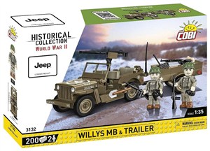 Obrazek COBI Klocki Willys Mb & Trailer