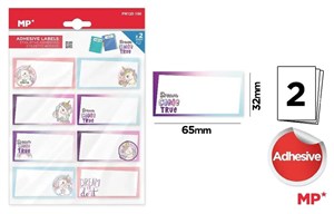 Picture of Naklejki na zeszyty Jednorożce