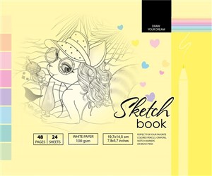 Obrazek Szkicownik 197x145/48K 100g TW FRESH