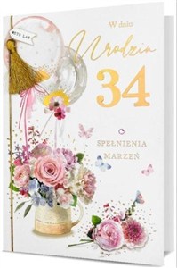 Obrazek Karnet B6 Urodziny (wymienne cyfry)