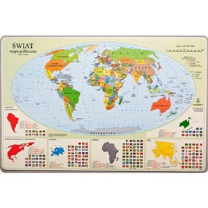 Obrazek PODKŁADKA MAPA POLITYCZNA ŚWIATA
