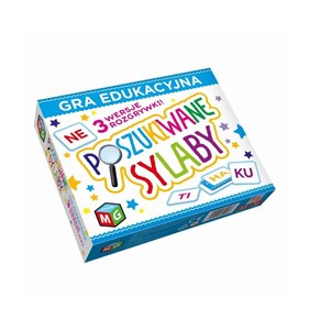 Obrazek Gra Poszukiwane sylaby